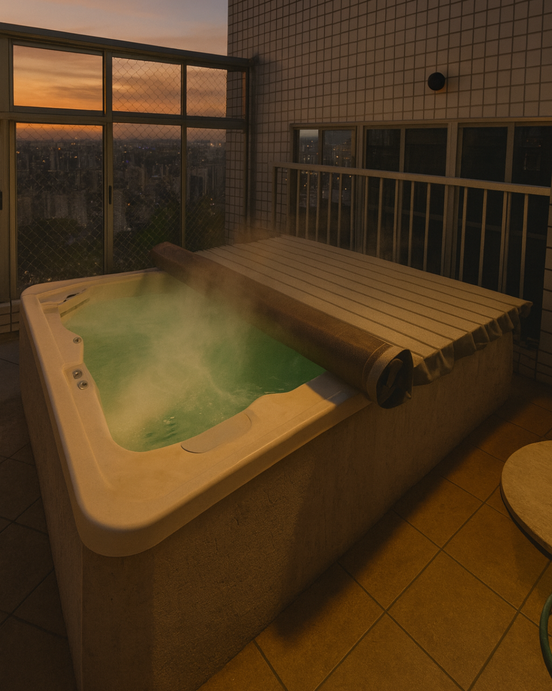 capa spa aquecimento